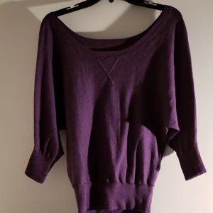 American Eagle soft purple sweater